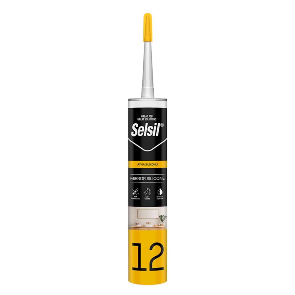 SELSİL AYNA SİLİKONU 280ML ŞEFFAF