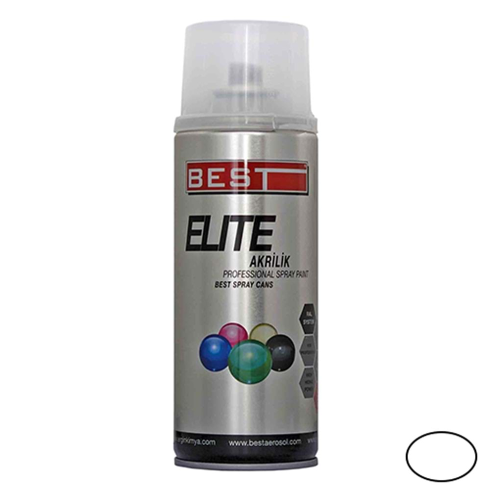 BEST ELİTE 9003 PARLAK BEYAZ SPREY BOYA 400 ML