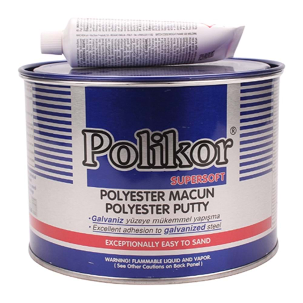 POLİKOR SUPERSOFT POLYESTER MACUN (SARI/GRİ) 2.700 KG