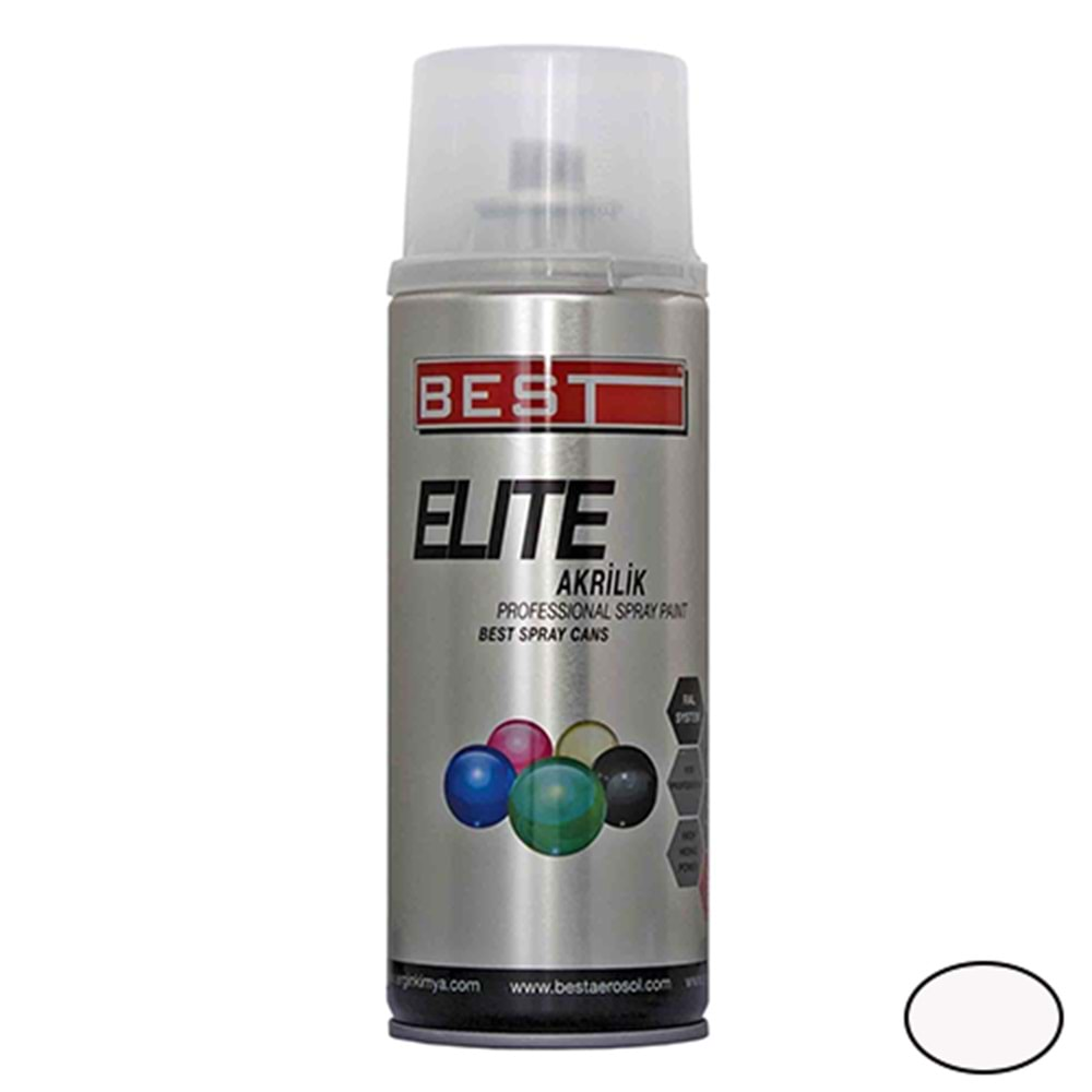 BEST ELİTE 9016 TRAFİK BEYAZ SPREY BOYA 400 ML