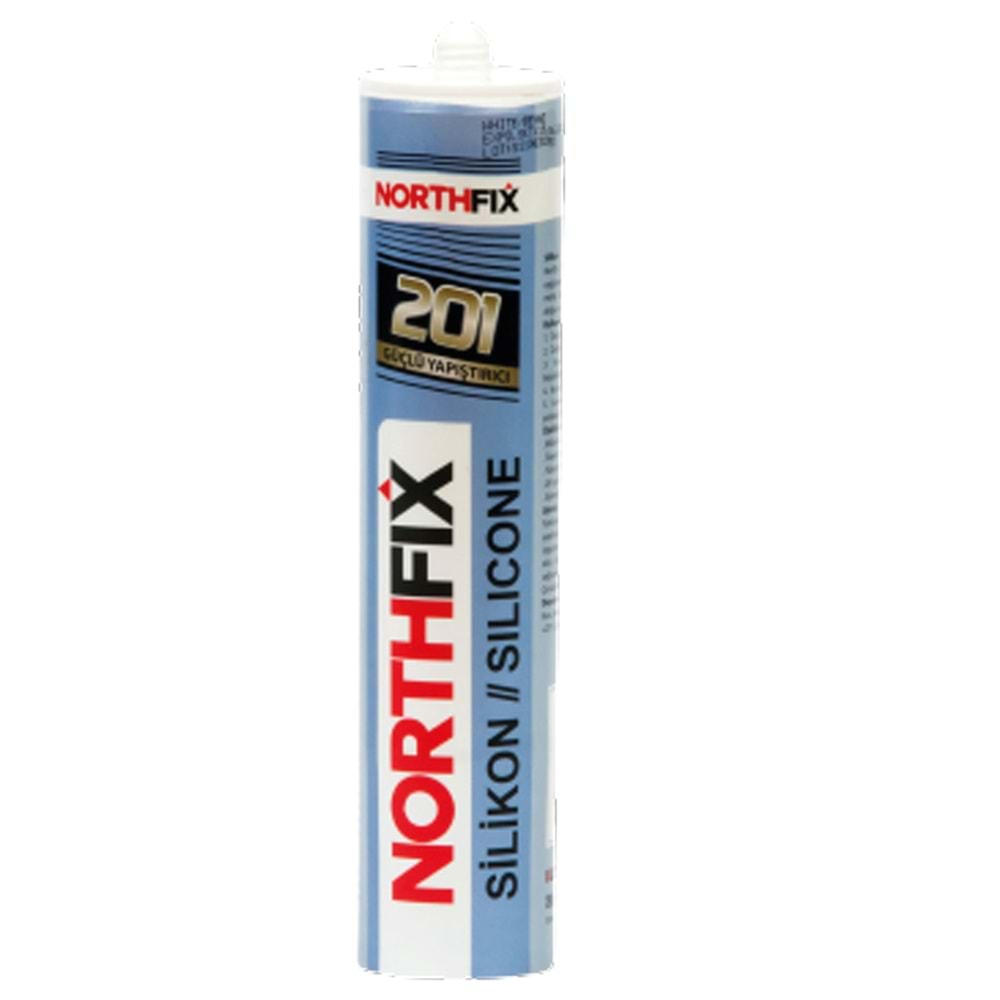 NORTHFİX 201 GENEL AMAÇLI SİLİKON ŞEFFAF 280 GR