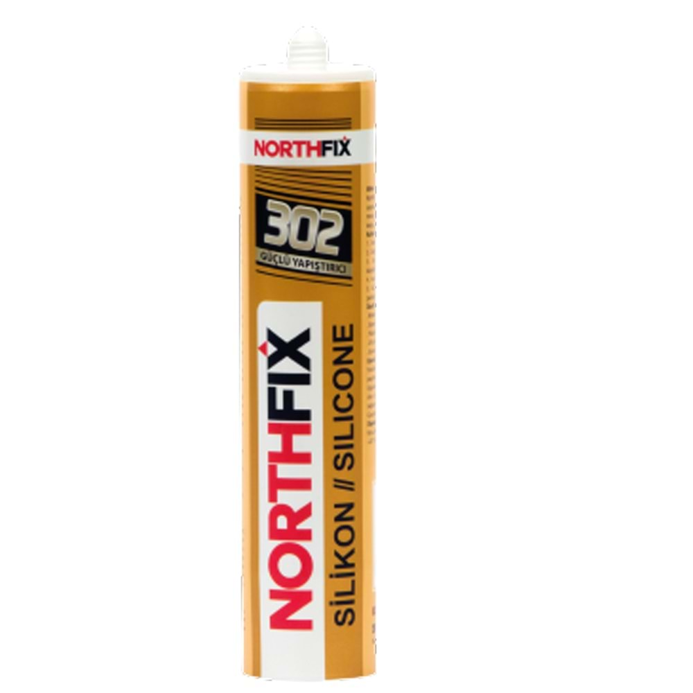 NORTHFİX 302 GENEL AMAÇLI SİLİKON ŞEFFAF 280 ML