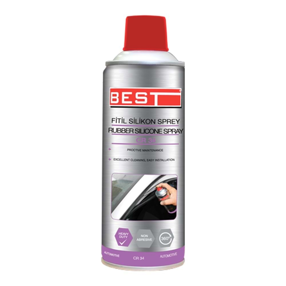 BEST CR-34 FİTİL SİLİKON SPREY 400 ML