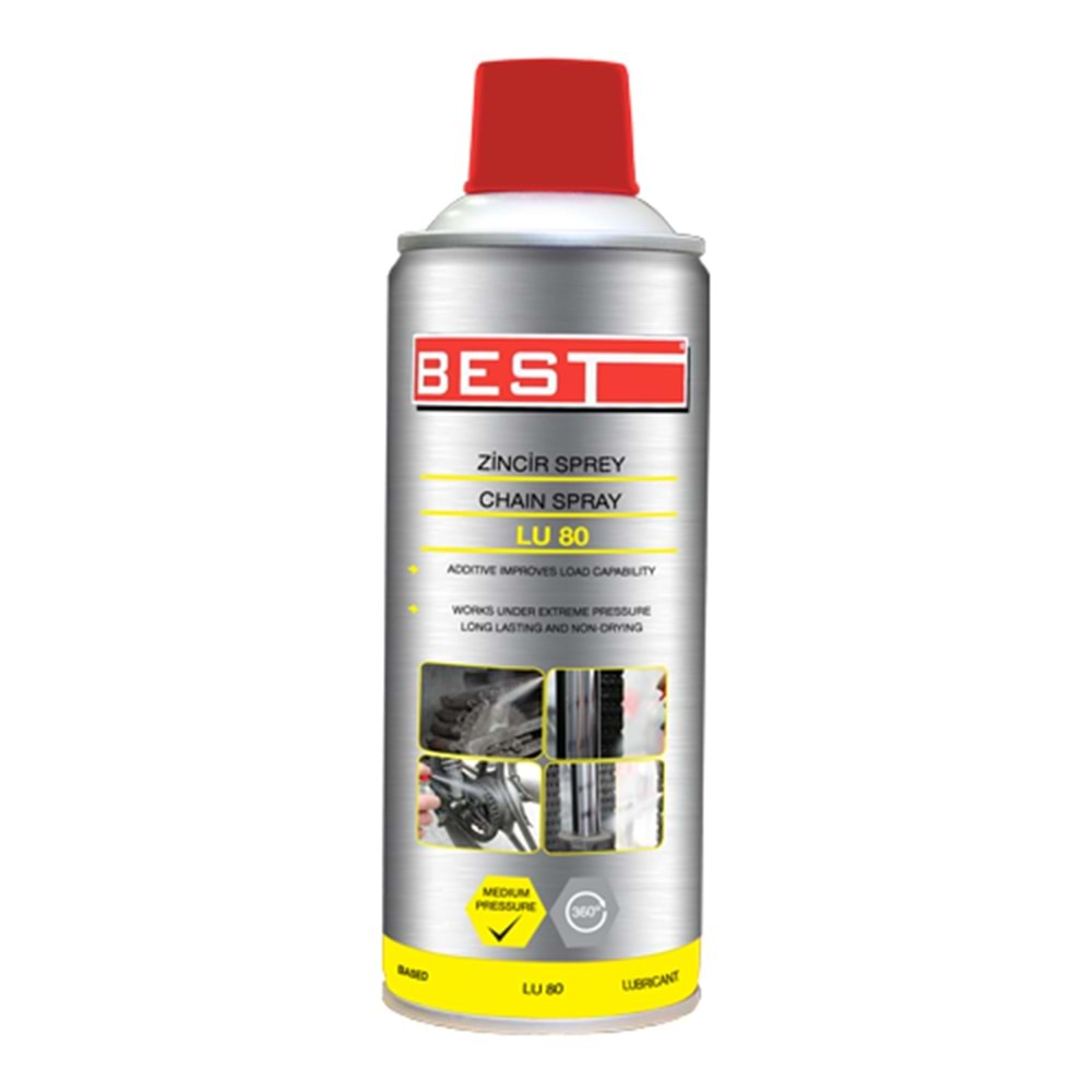 BEST LU-80 ZİNCİR SPREY 400 ML