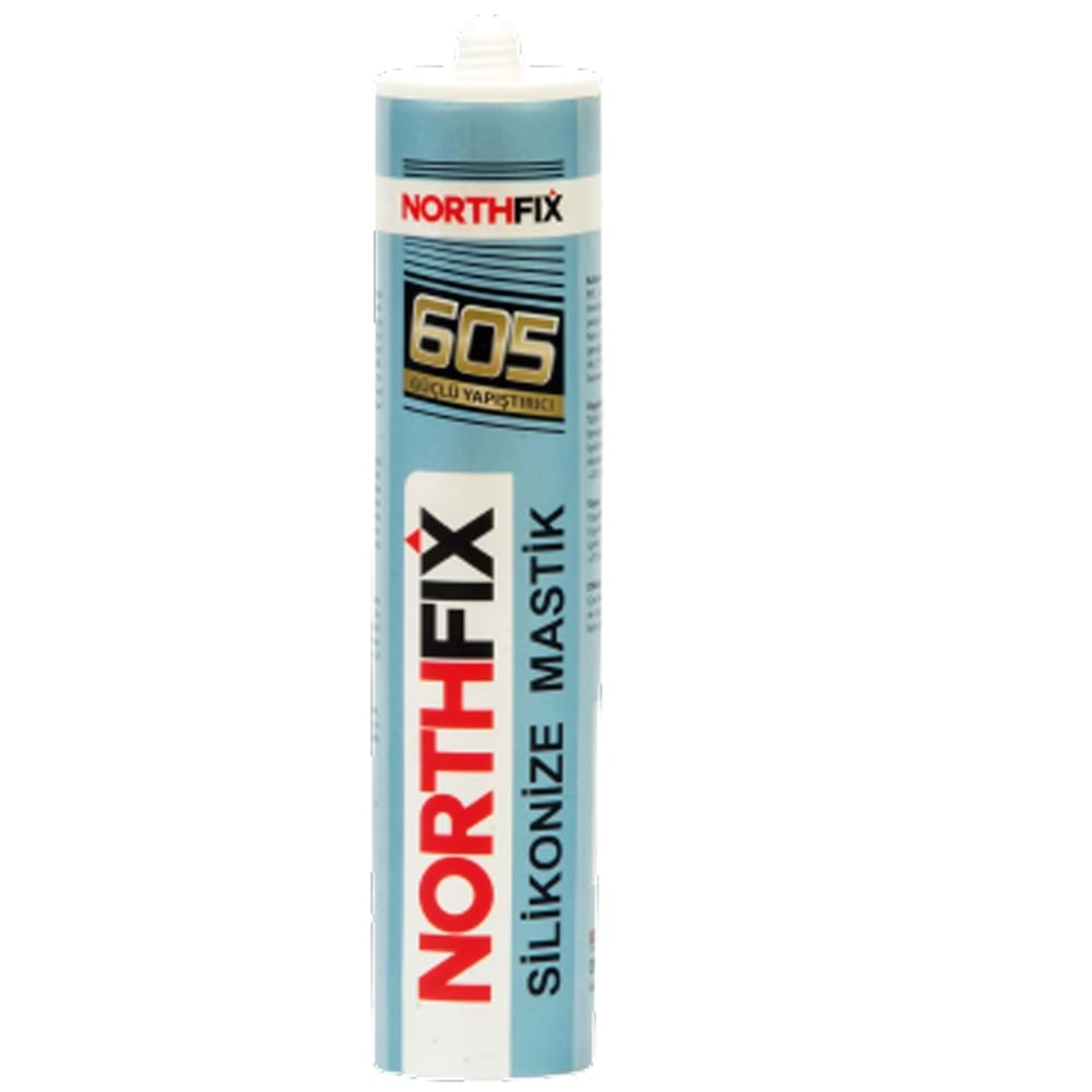 NORTHFİX 605 SİLİKONİZE MASTİK GRİ 310 ML (500GR)