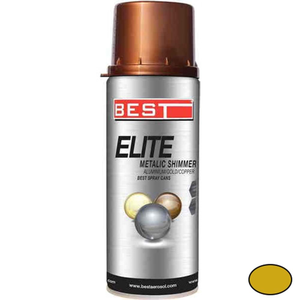 BEST ELİTE PARLAK METAL ALTIN SPREY BOYA 400 ML