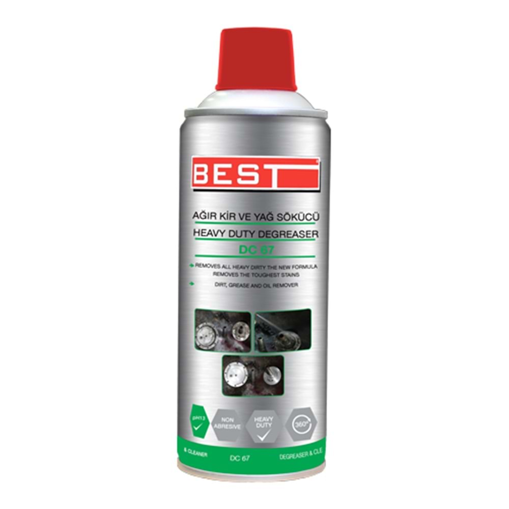 BEST DC-67 AĞIR KİR VE YAĞ SÖKÜCÜ SPREY 400 ML