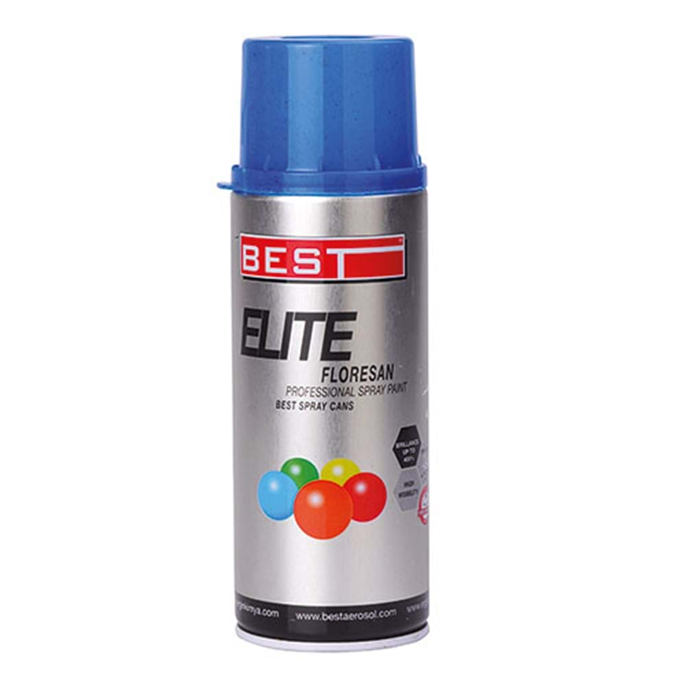 BEST ELİTE FLORESAN MAVİ SPREY BOYA 400 ML