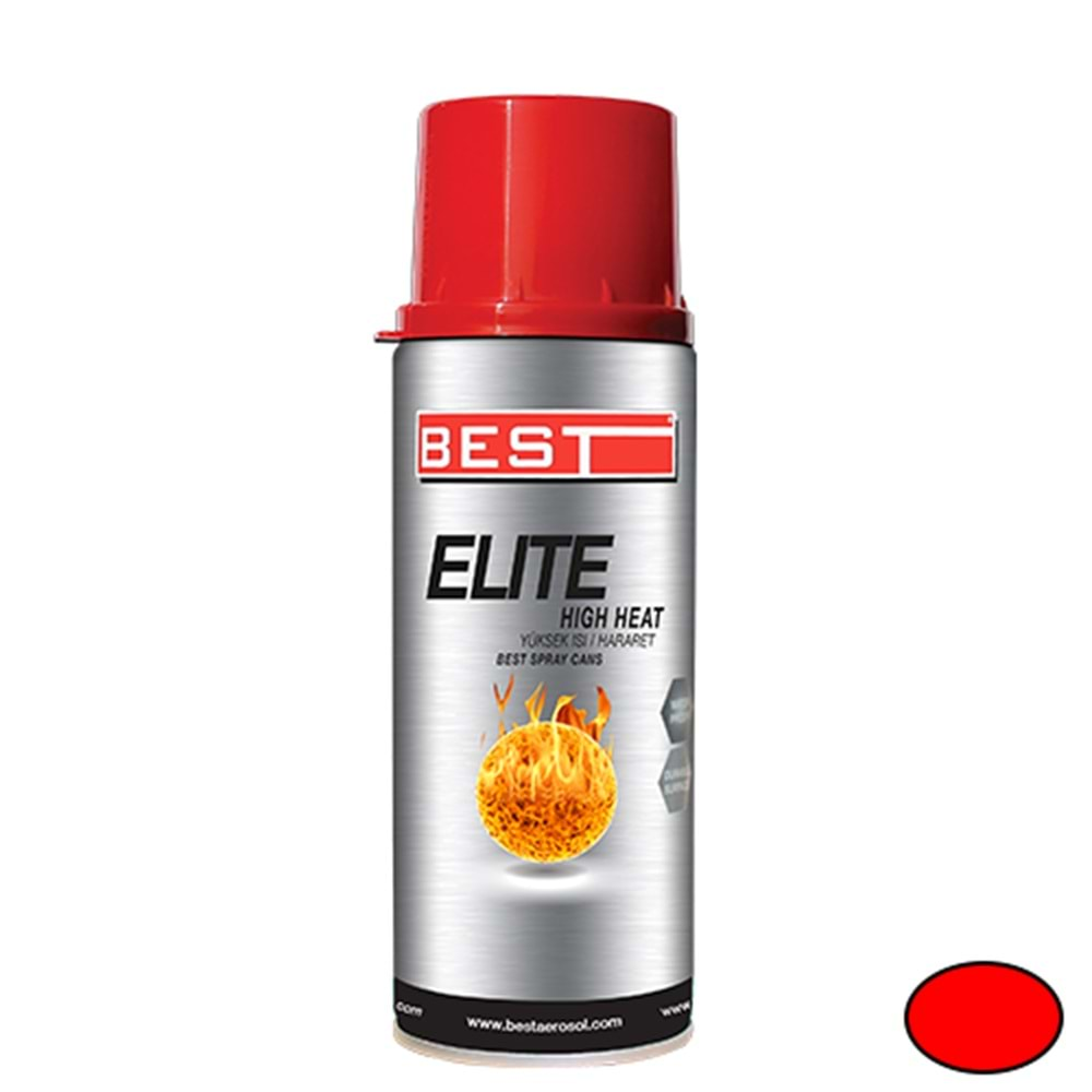 BEST ELİTE YÜKSEK ISI BOYASI KIRMIZI 400 ML