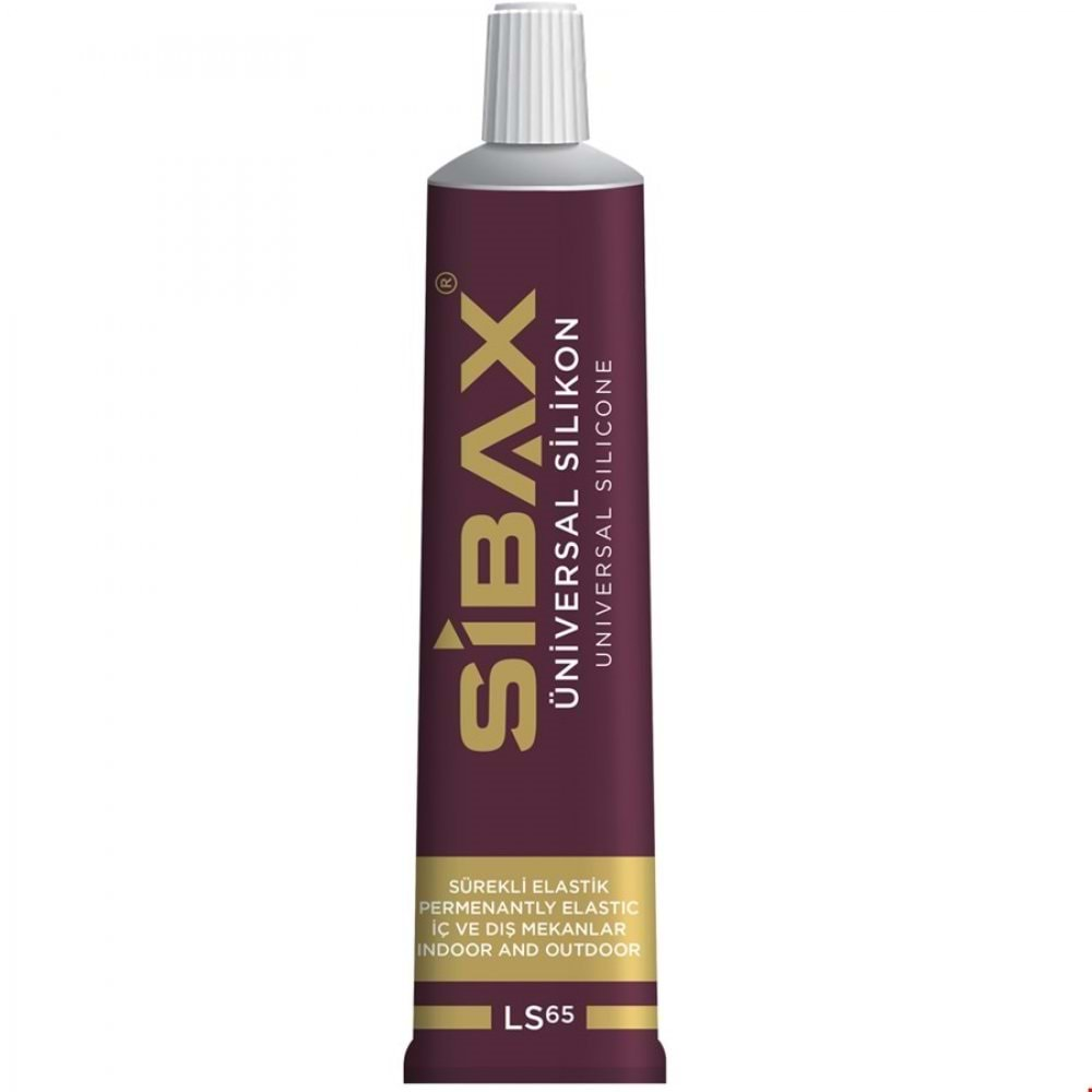 SİBA LS65 TÜP SİLİKON ŞEFFAF 40 ML