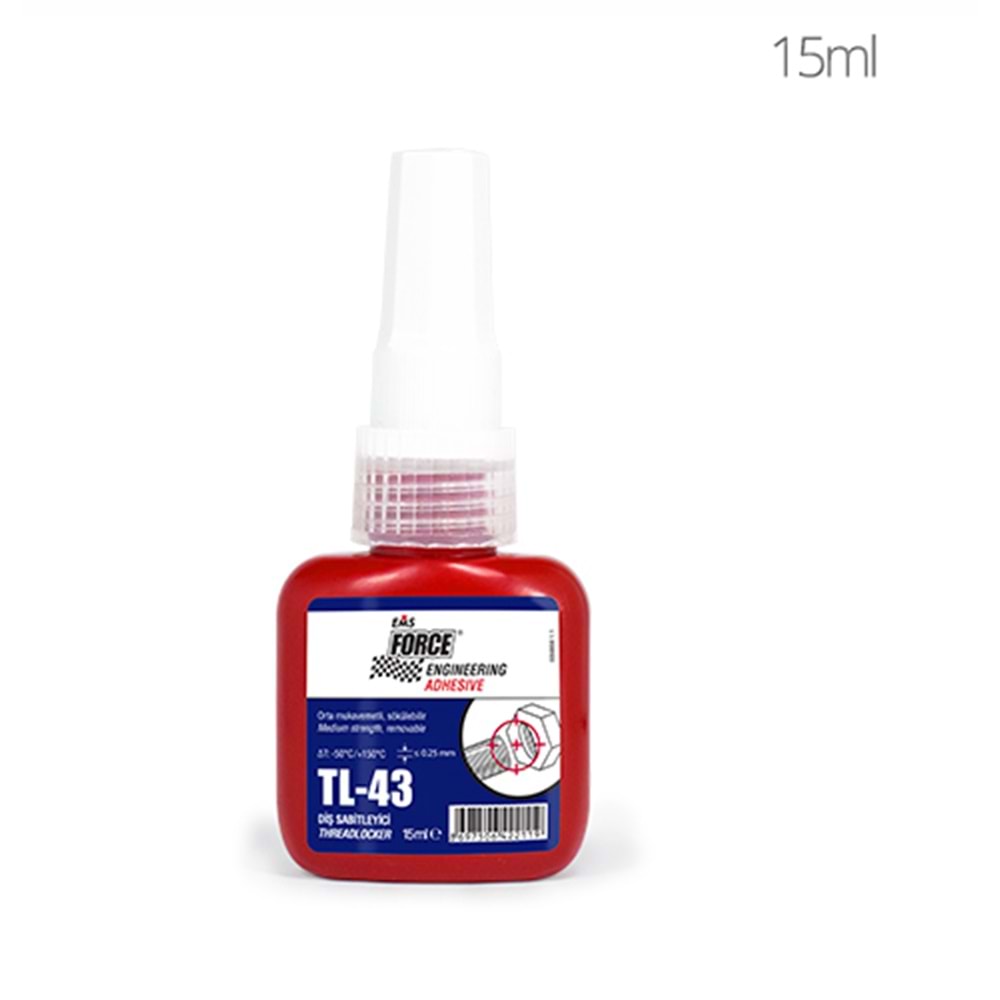 EMS FORCE CİVATA SABİTLEYİCİ TL-43 15 ML