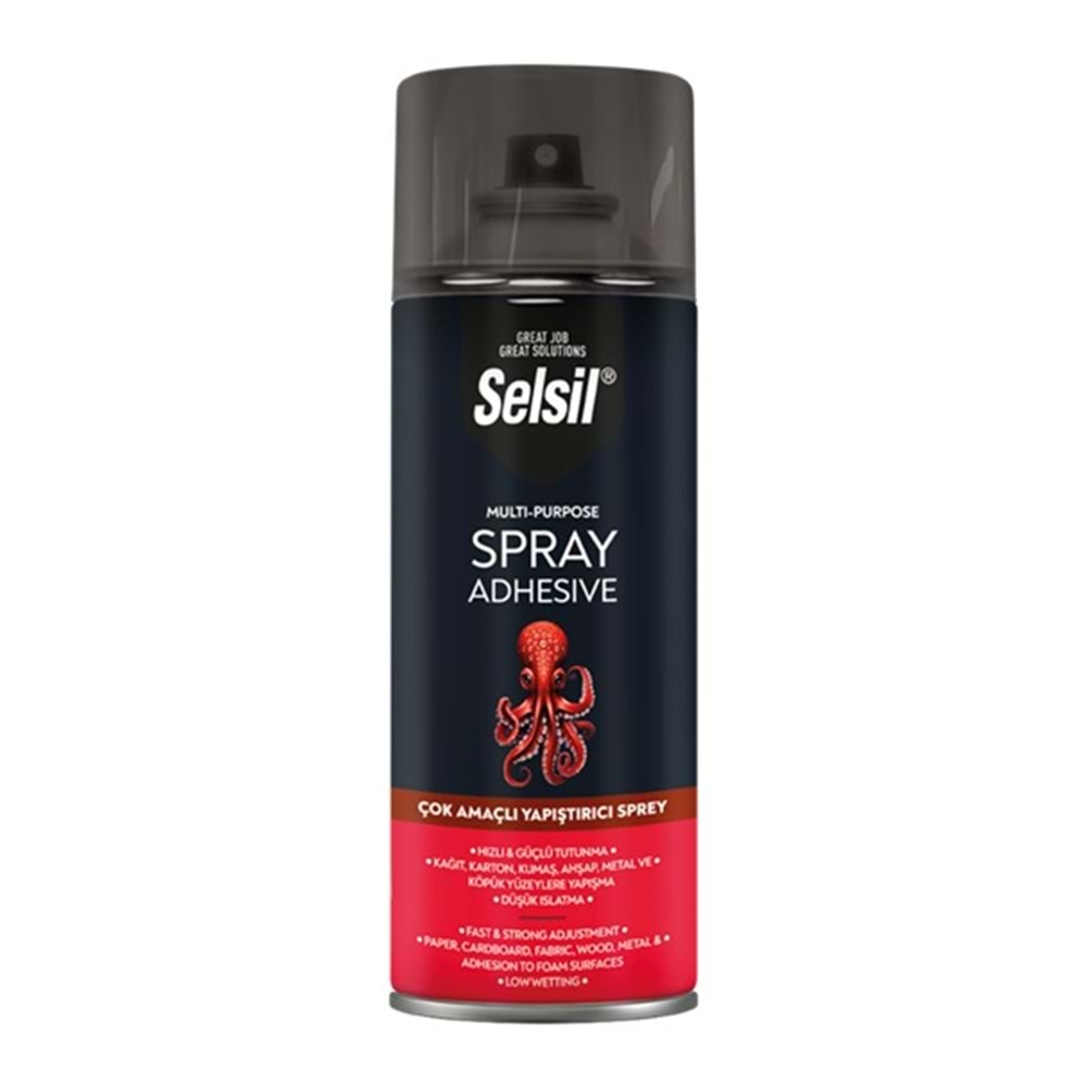 SELSİL ÇOK AMAÇLI YAPIŞTIRICI SPREY 400ML