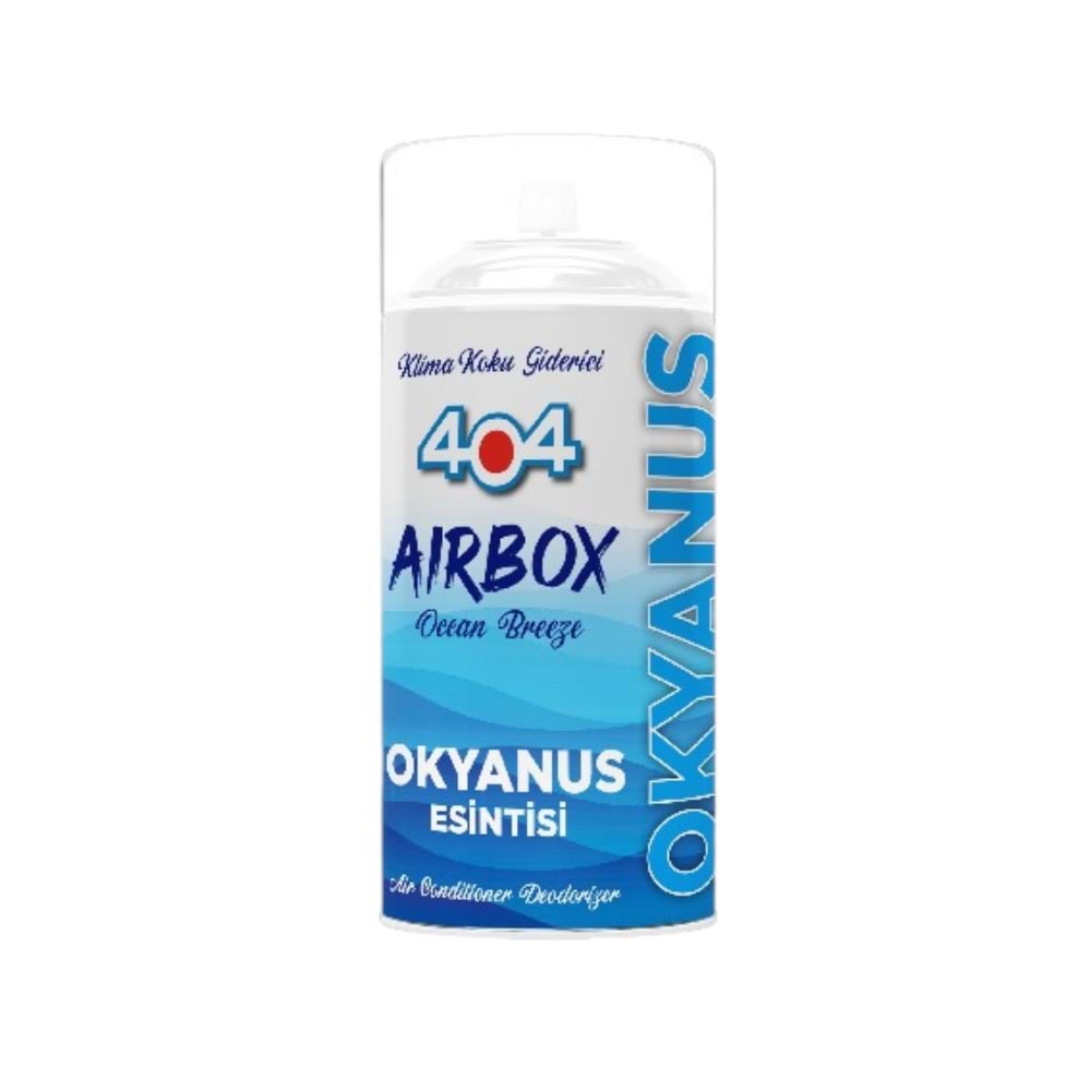404 KLİMA KOKU GİDERİCİ SPREY OKYANUS ESİNTİSİ 150 ML
