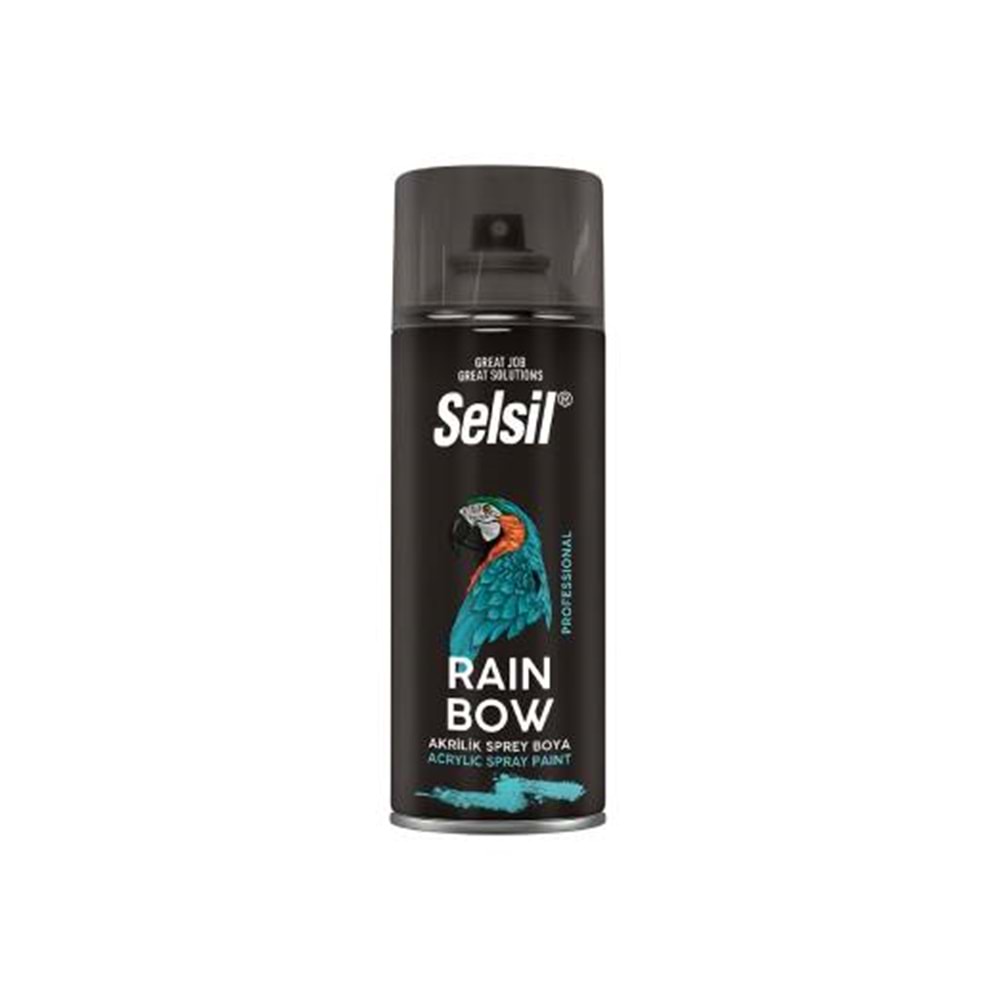 SELSİL RAINBOW AKRİLİK FLORESAN SARI SPREY BOYA 400 ML
