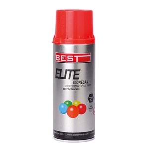 BEST ELİTE FLORESAN KIRMIZI SPREY BOYA 400 ML