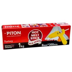 PİTON MUM SİLİKON ŞEFFAF (8*300MM)