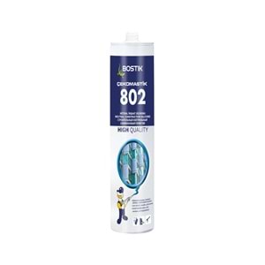 BOSTİK 802 NOTRAL İNŞAAT SİLİKONU SİYAH 280 ML