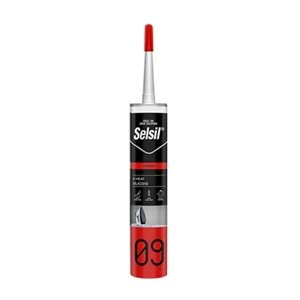 SELSİL RTV HIGH TEMPERATURE SİLİKON KIRMIZI 280 ML