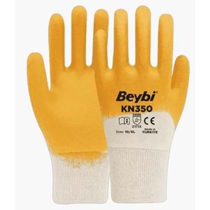 BEYBİ KN350 PAMUK NİTRİL ELDİVEN NO:10