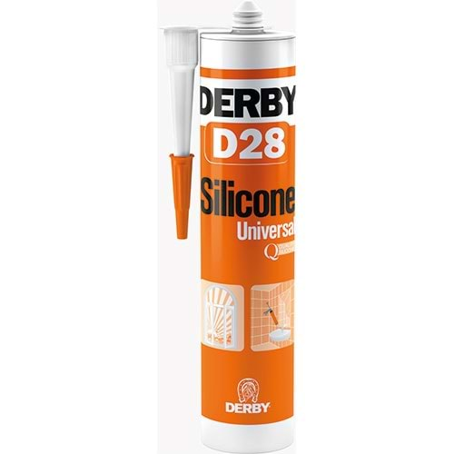 DERBY D28 GENEL AMAÇLI SİLİKON BEYAZ 280 GR