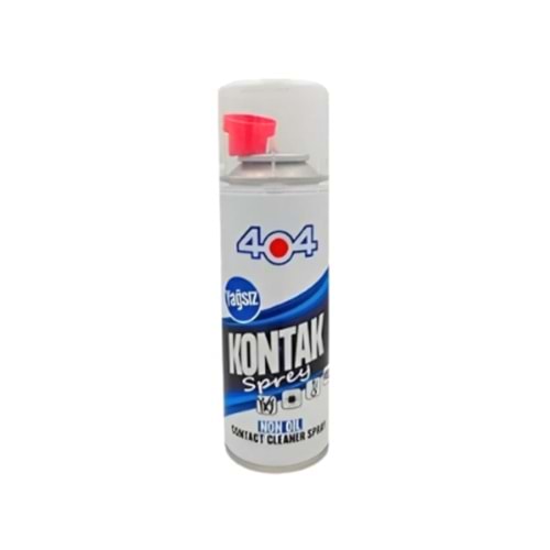 404 KONTAK TEMİZLEYİCİ SPREY YAĞSIZ 400 ML