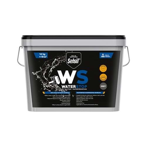 SELSİL WATER STOP LIQUID MEMBRANE 14 KG