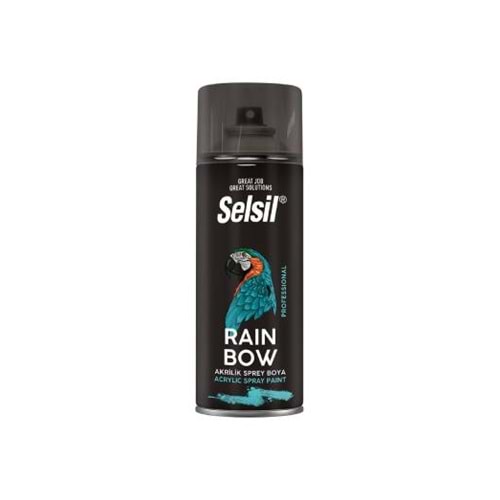 SELSİL RAINBOW AKRİLİK FLORESAN SARI SPREY BOYA 400 ML