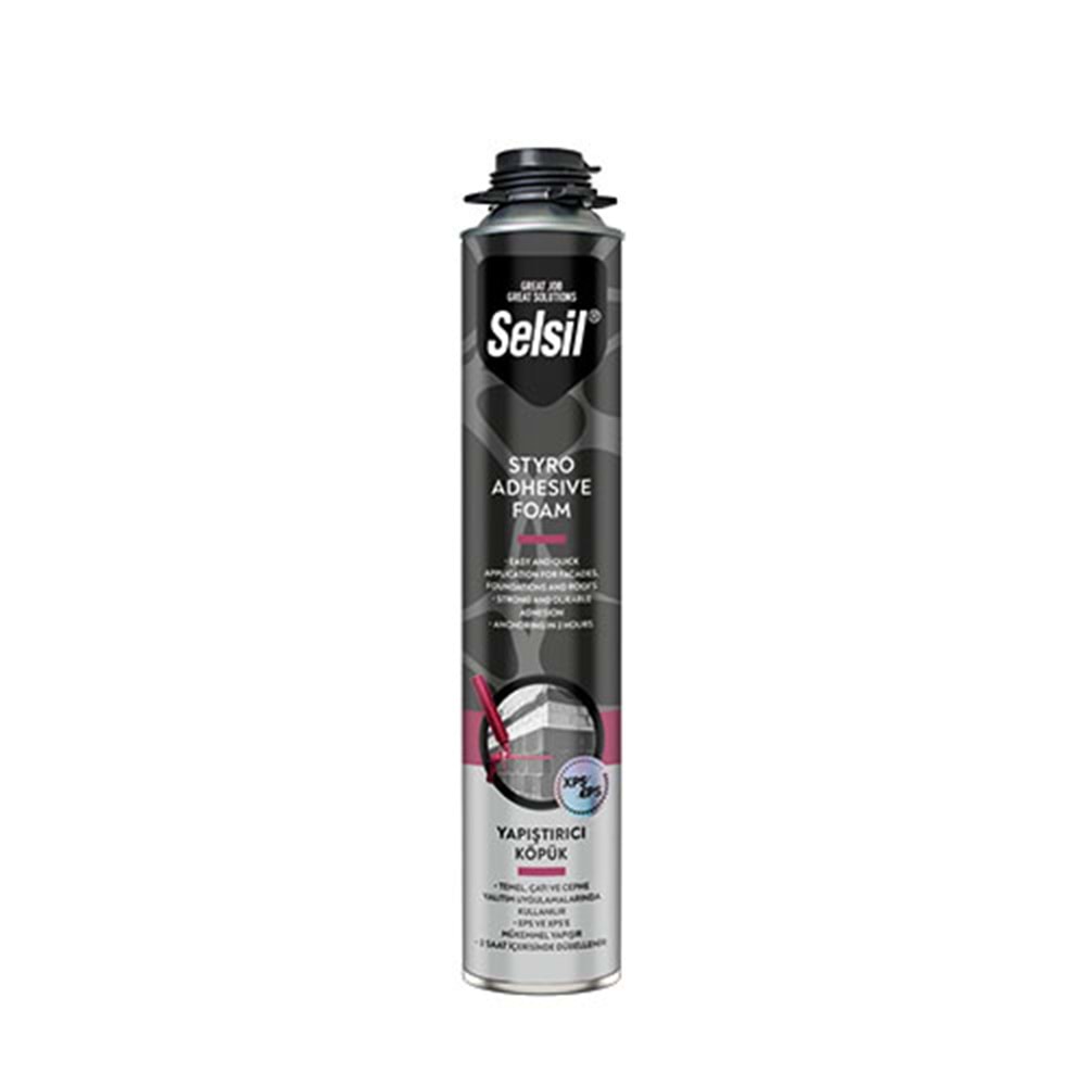SELSİL MANTOLAMA KÖPÜK TABANCALI 750 ML (850 GR)