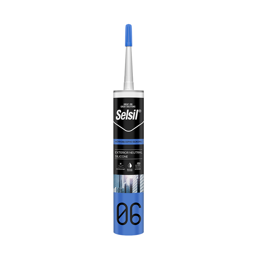 SELSİL DIŞ CEPHE SİLİKONU 300 ML SİYAH