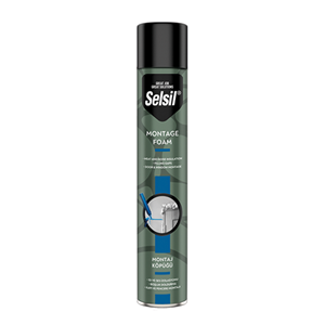 SELSİL MONTAJ KÖPÜĞÜ 600 GR 750 ML ( MAVİ DİZAYN)