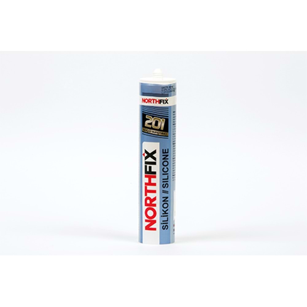 NORTHFİX 201 GENEL AMAÇLI SİLİKON AÇIK KREM RAL 1013 280 GR