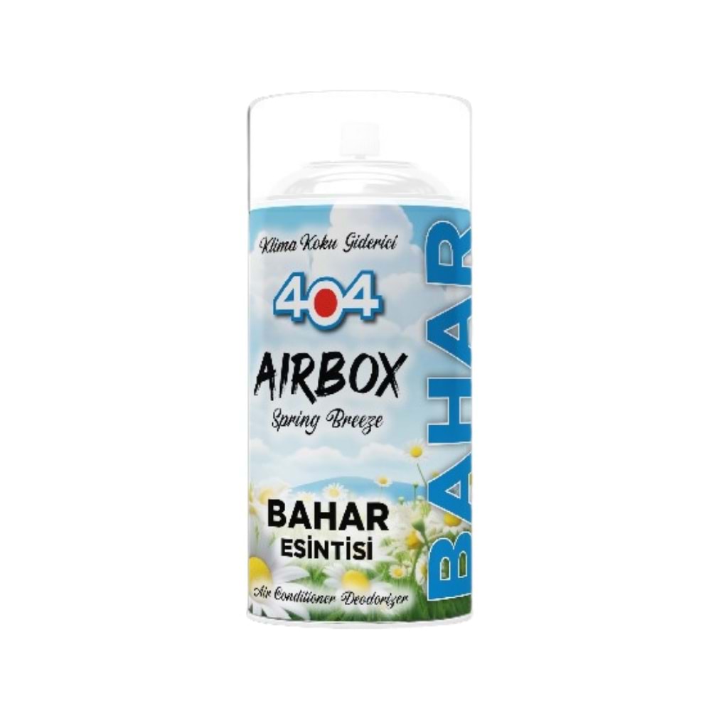404 KLİMA KOKU GİDERİCİ SPREY BAHAR ESİNTİSİ 150 ML